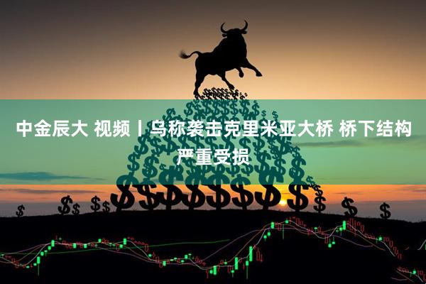 中金辰大 视频丨乌称袭击克里米亚大桥 桥下结构严重受损