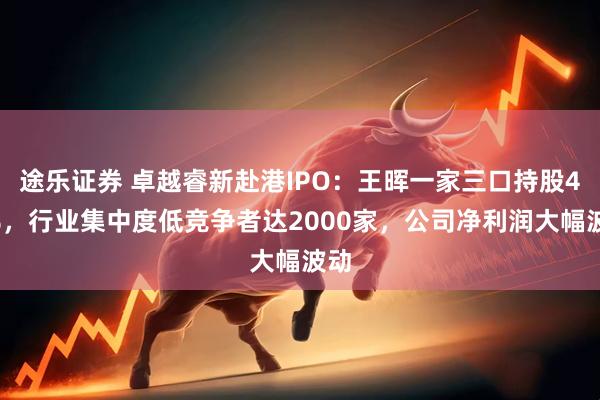 途乐证券 卓越睿新赴港IPO：王晖一家三口持股48%，行业集中度低竞争者达2000家，公司净利润大幅波动
