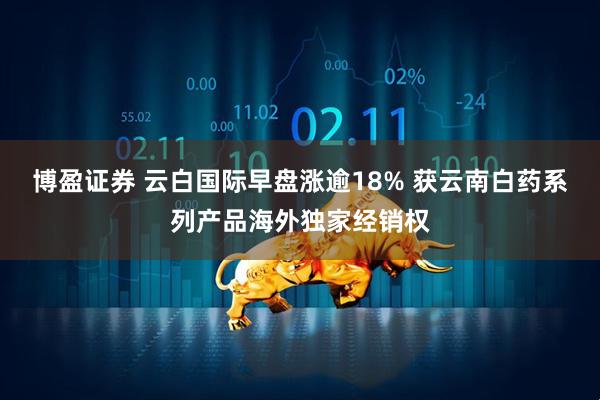 博盈证券 云白国际早盘涨逾18% 获云南白药系列产品海外独家经销权