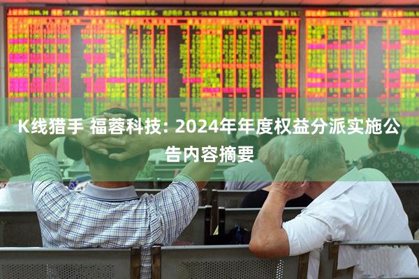 K线猎手 福蓉科技: 2024年年度权益分派实施公告内容摘要