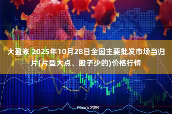 大盈家 2025年10月28日全国主要批发市场当归片(片型大点、股子少的)价格行情